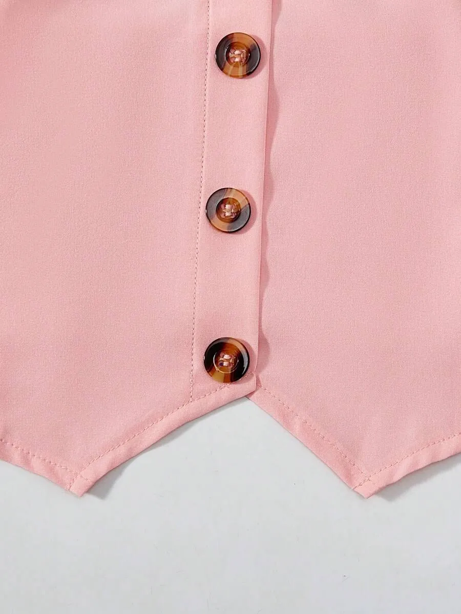 15847 1a-041 Top De Tirantes Asimétrico y pantalon