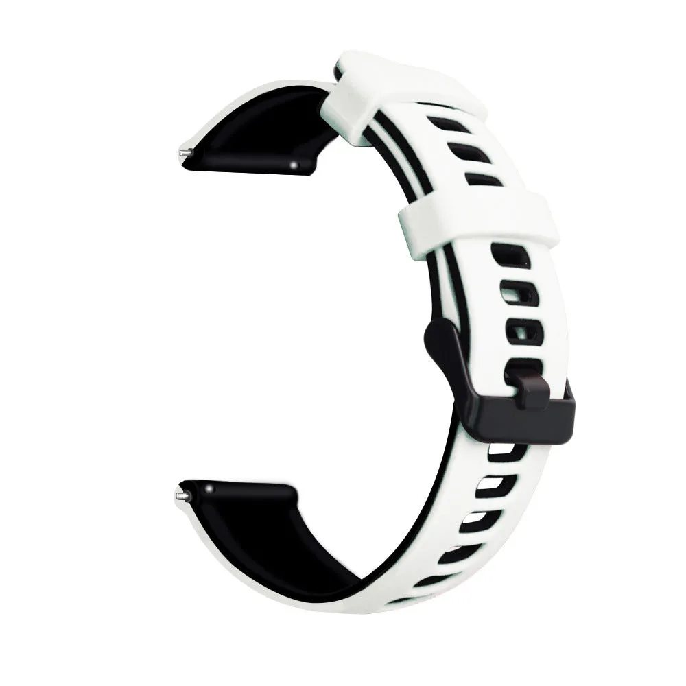 20/22mm Silicone Watchband with two colors for Huawei GT2 Gaming 245