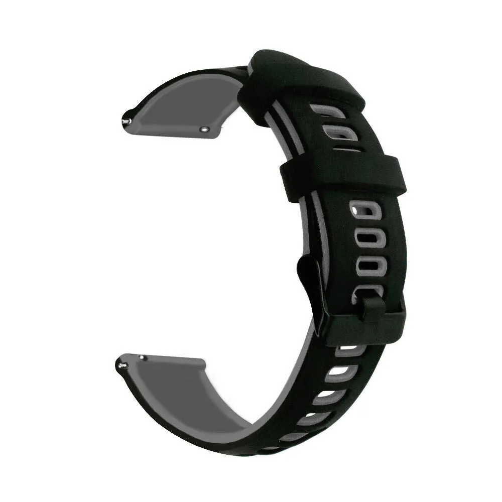 20/22mm Silicone Watchband with two colors for Huawei GT2 Gaming 245