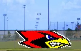 4' x 12' Growling Cardinal