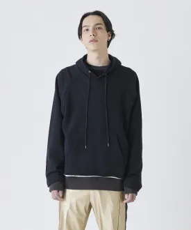 【60%OFF】Layered hoodie - BLACK×GRAY×CHARCOAL