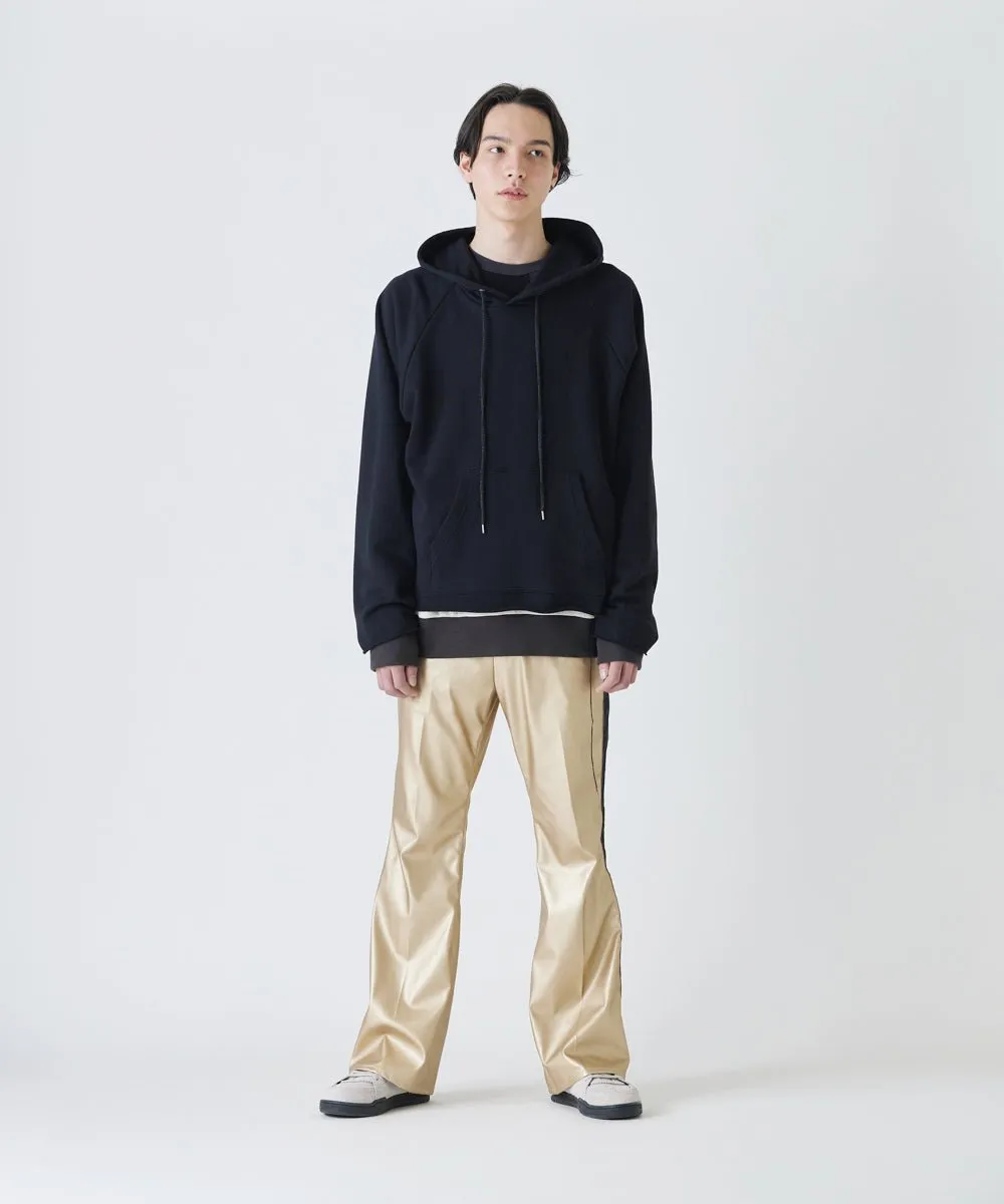【60%OFF】Layered hoodie - BLACK×GRAY×CHARCOAL