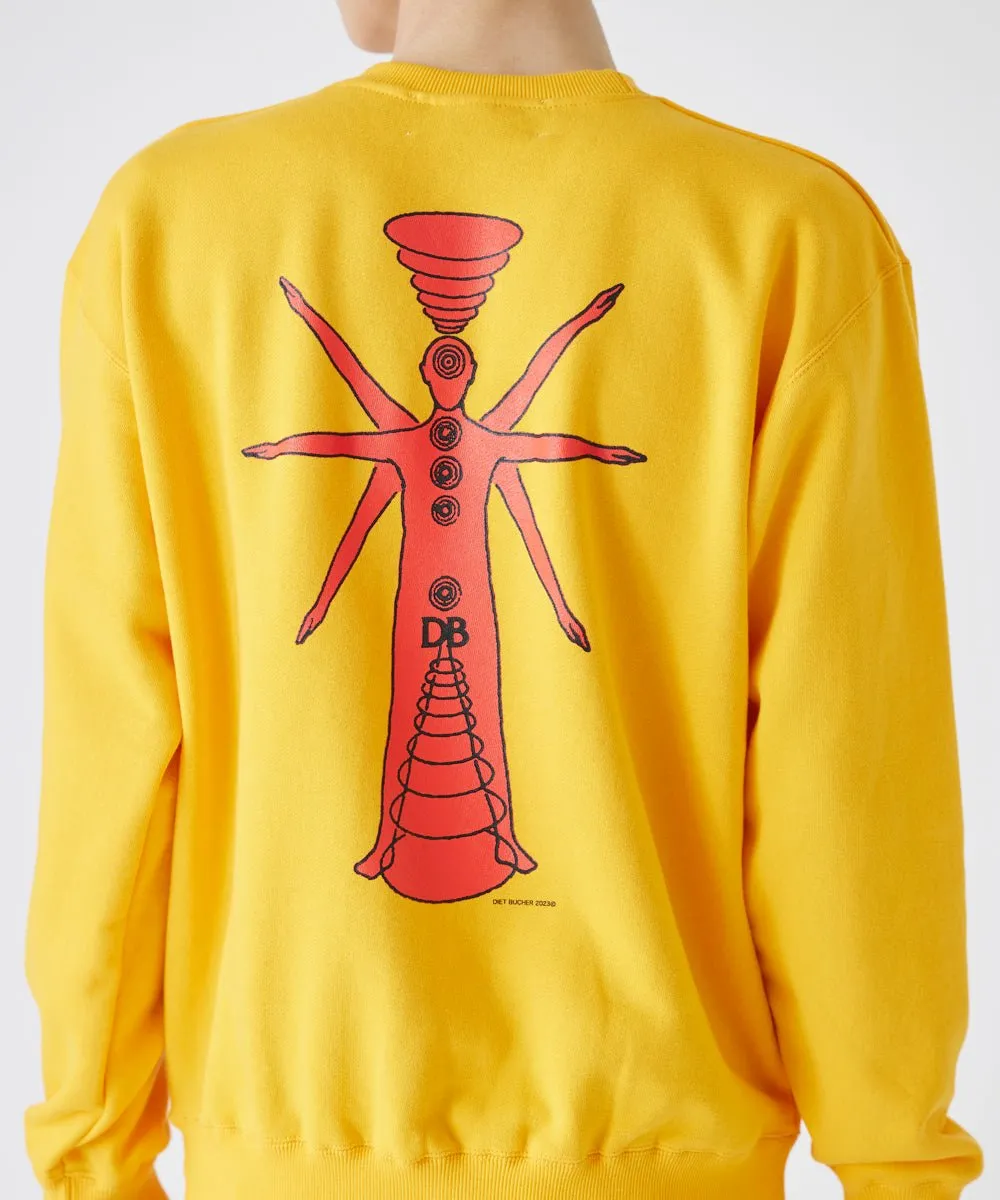 【60%OFF】Sweat shirt with NEW YOAKE POST - YELLOW