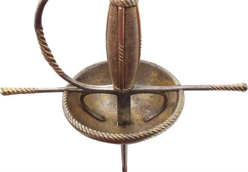 A SPANISH CUP HILT RAPIER C.1650