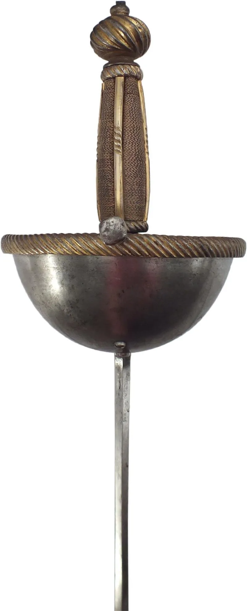 A SPANISH CUP HILT RAPIER C.1650