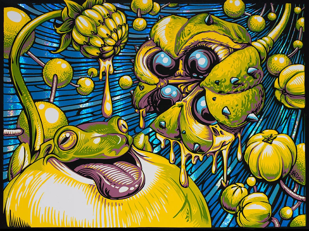 AJ Masthay "Stranger Fruits" Stained Glass Foil