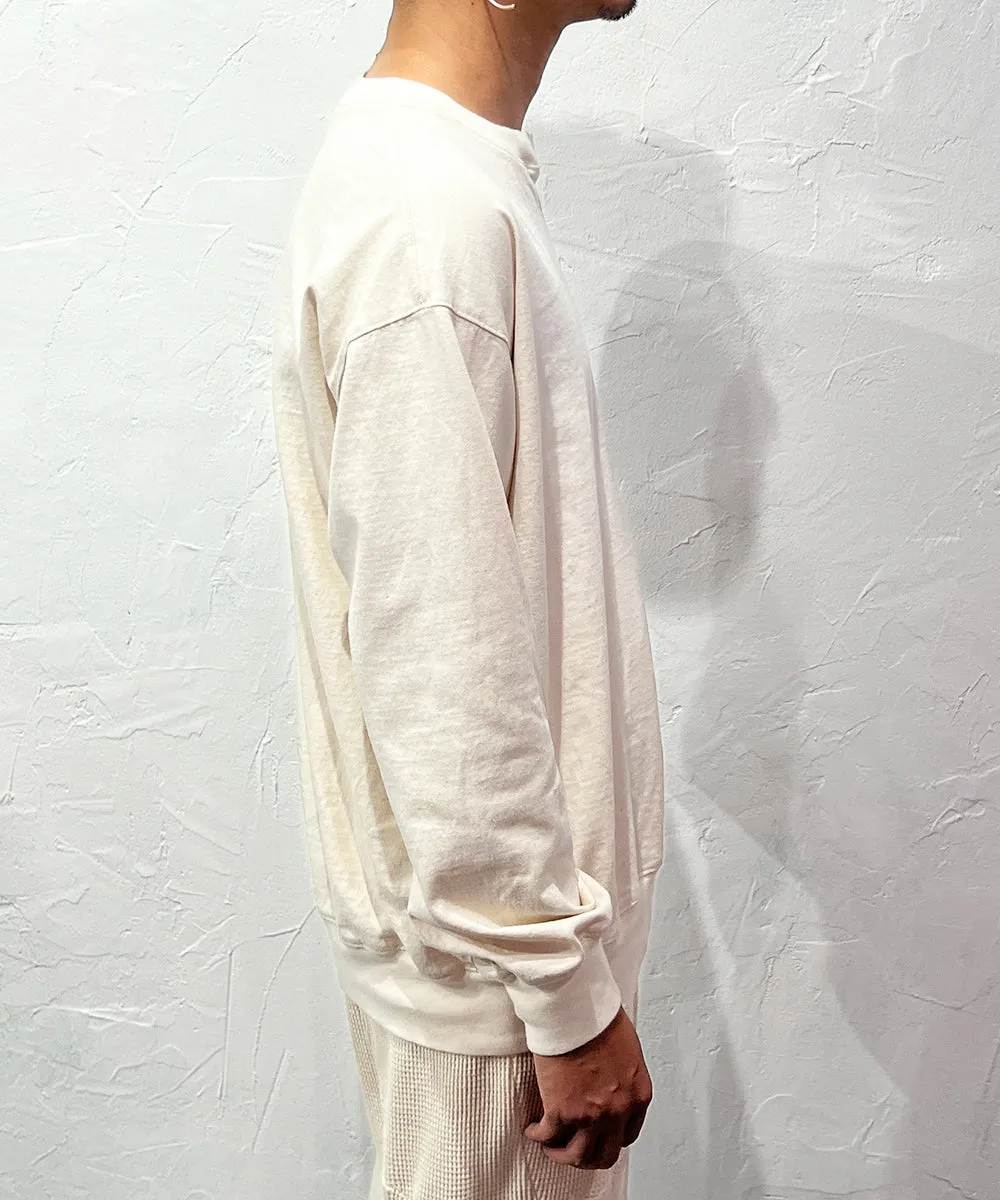 ANDER LS SWEAT TEE - CHARCOAL