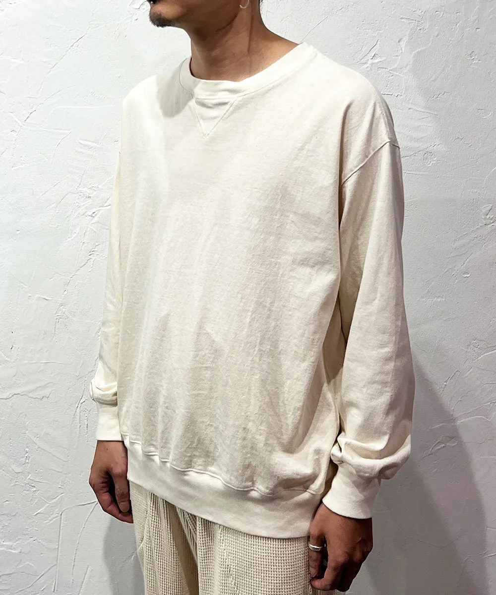 ANDER LS SWEAT TEE - CHARCOAL