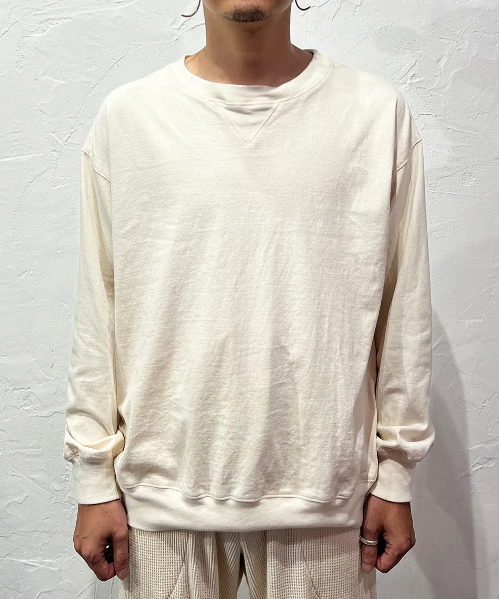 ANDER LS SWEAT TEE - CHARCOAL