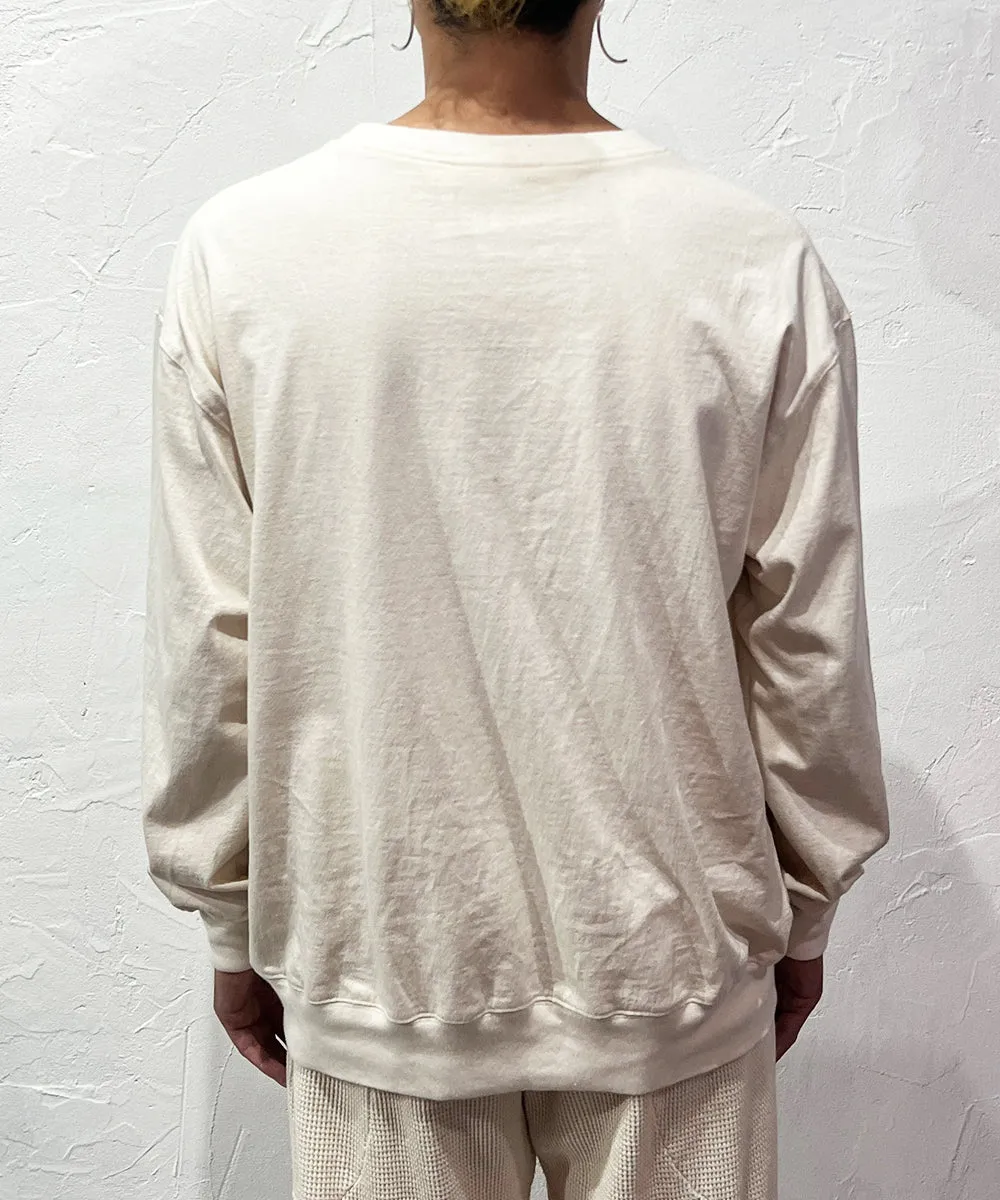 ANDER LS SWEAT TEE - CHARCOAL