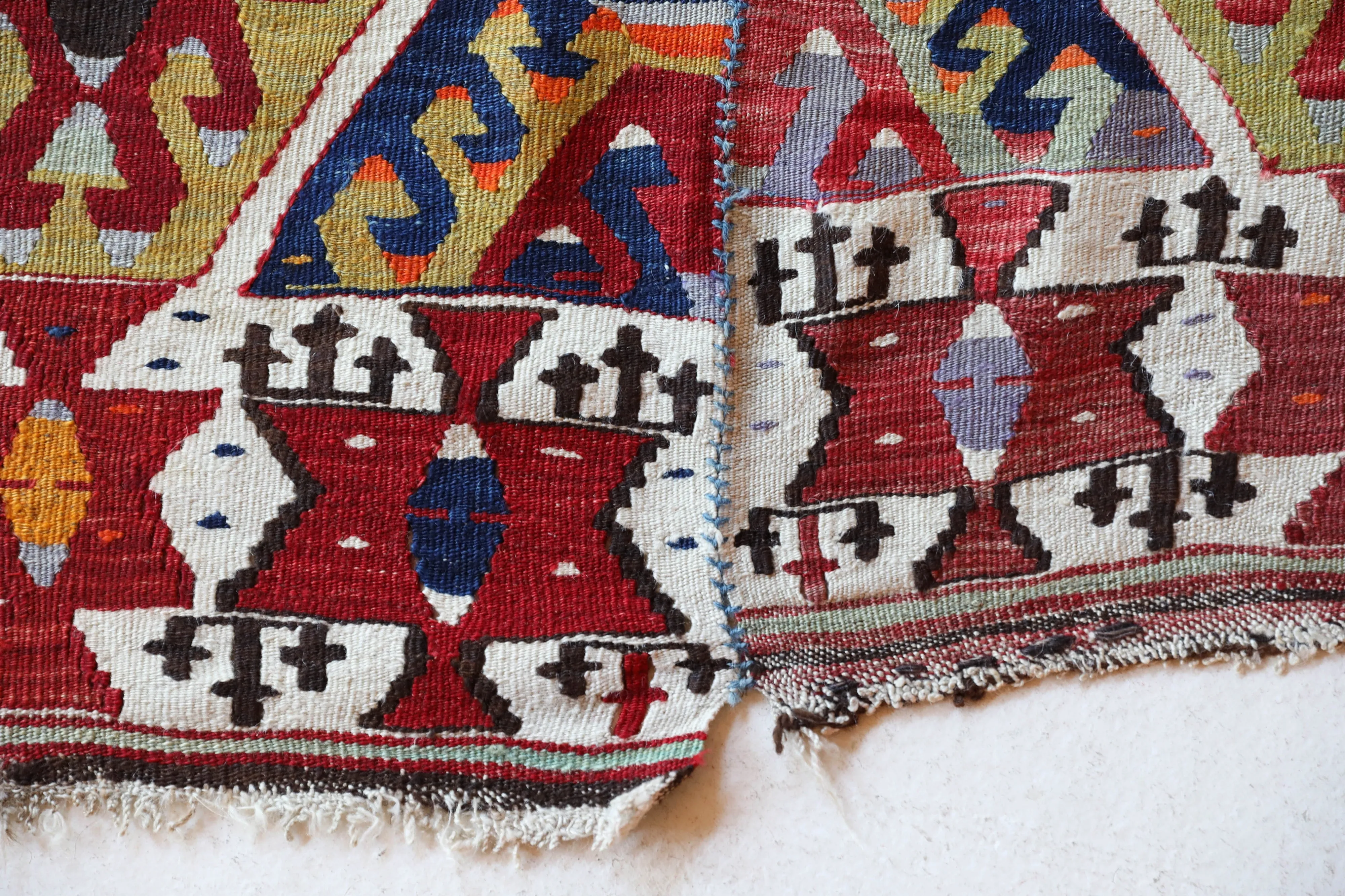 Antique Aydin Kilim Rug 5'11"x12'