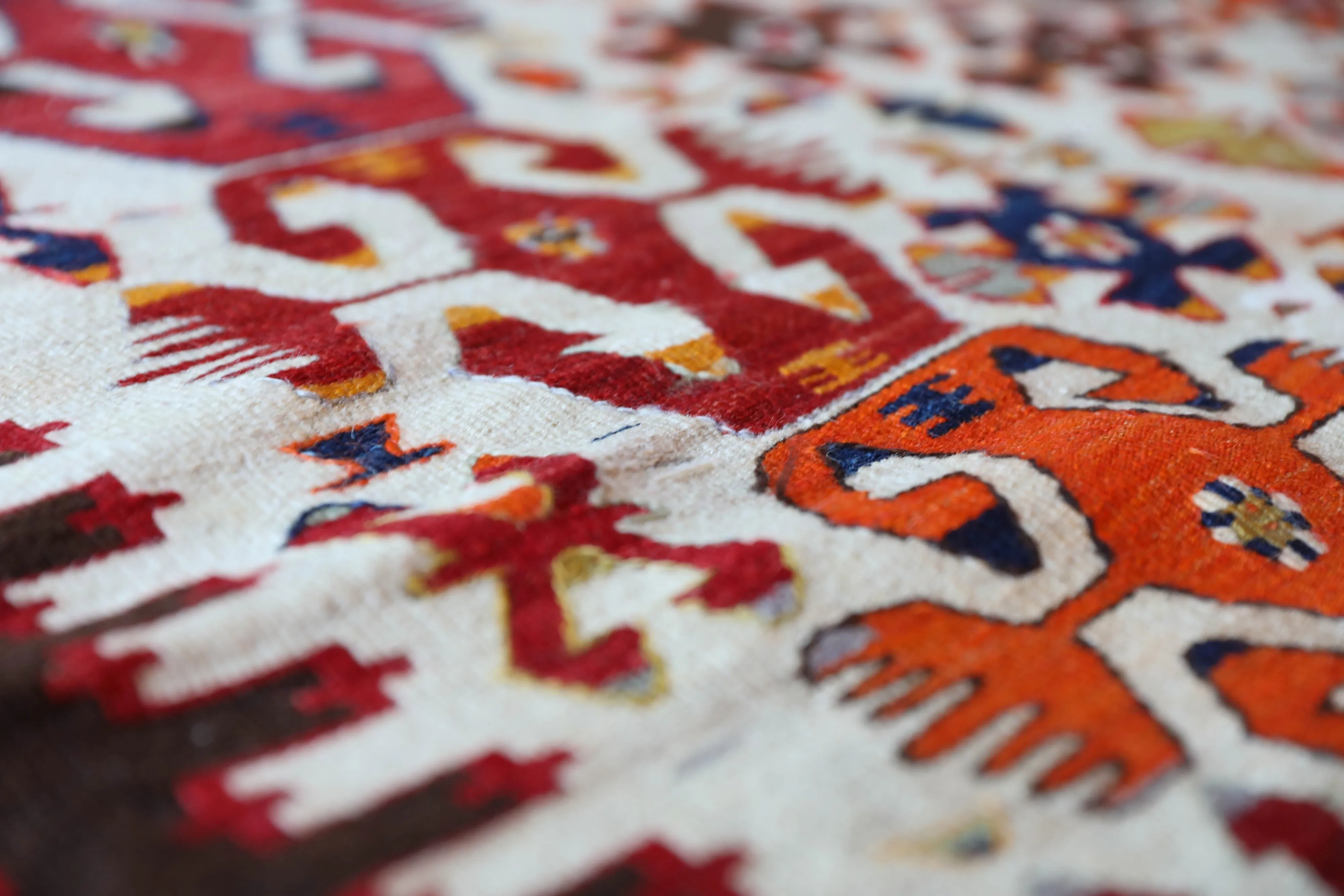 Antique Aydin Kilim Rug 5'11"x12'