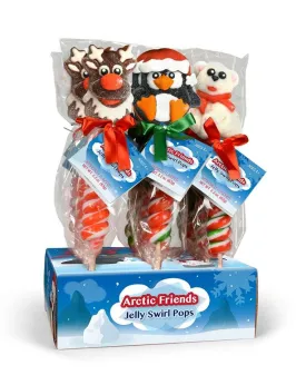 Arctic Friends Jelly Swirl Pops