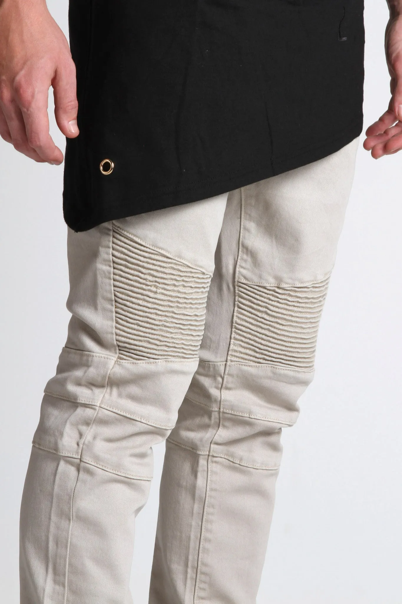 Biker Denim (Khaki)