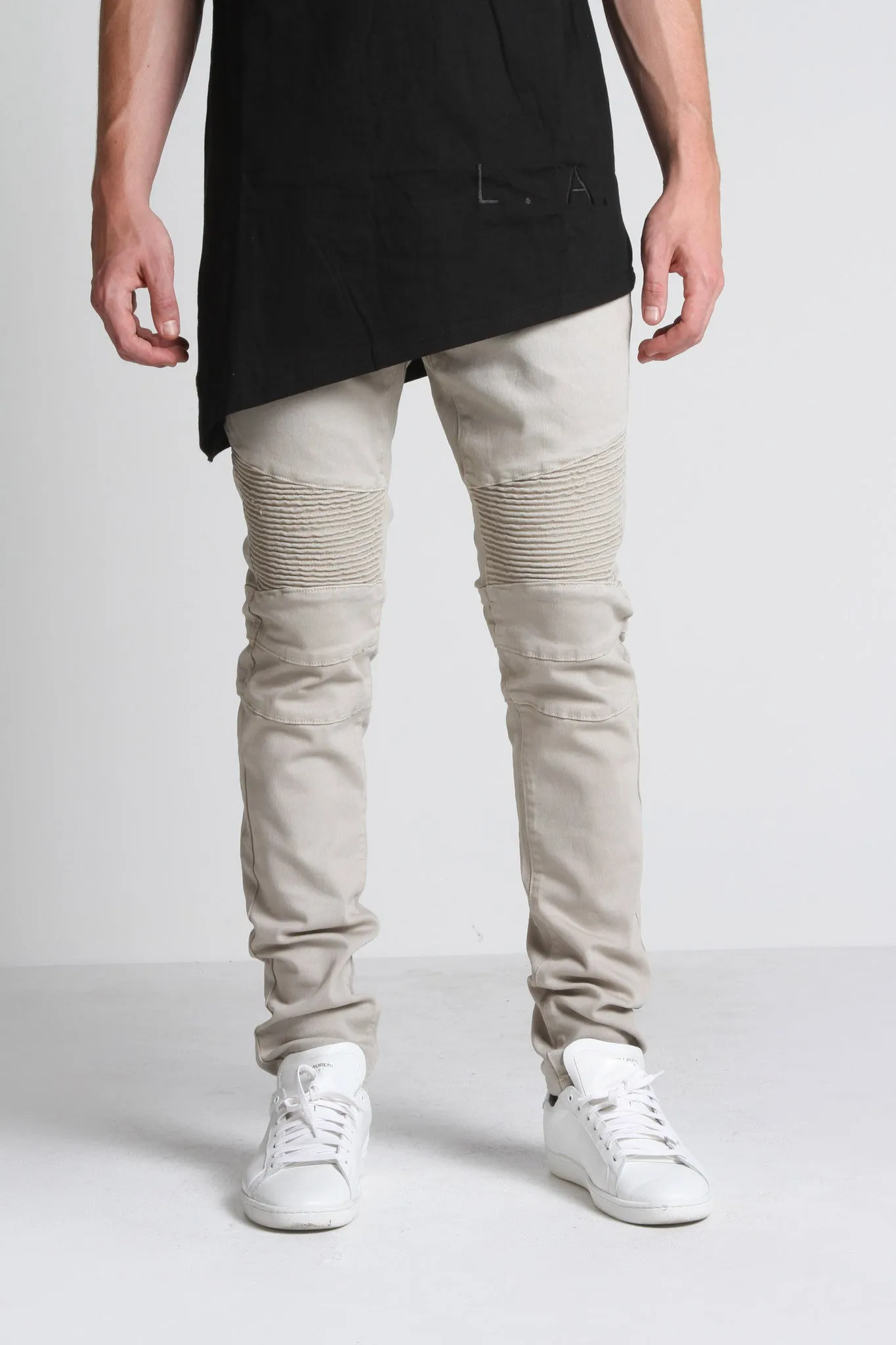 Biker Denim (Khaki)