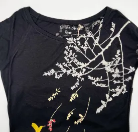 Black Hummingbird T Size L