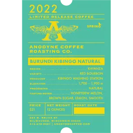 Burundi Kibingo Natural