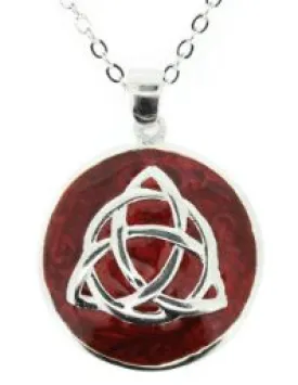 Celtic Trinity Knot Round Pendant
