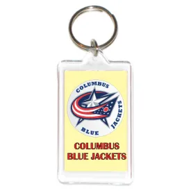 Columbus Blue Jackets NHL 3 in 1 Acrylic KeyChain KeyRing Holder