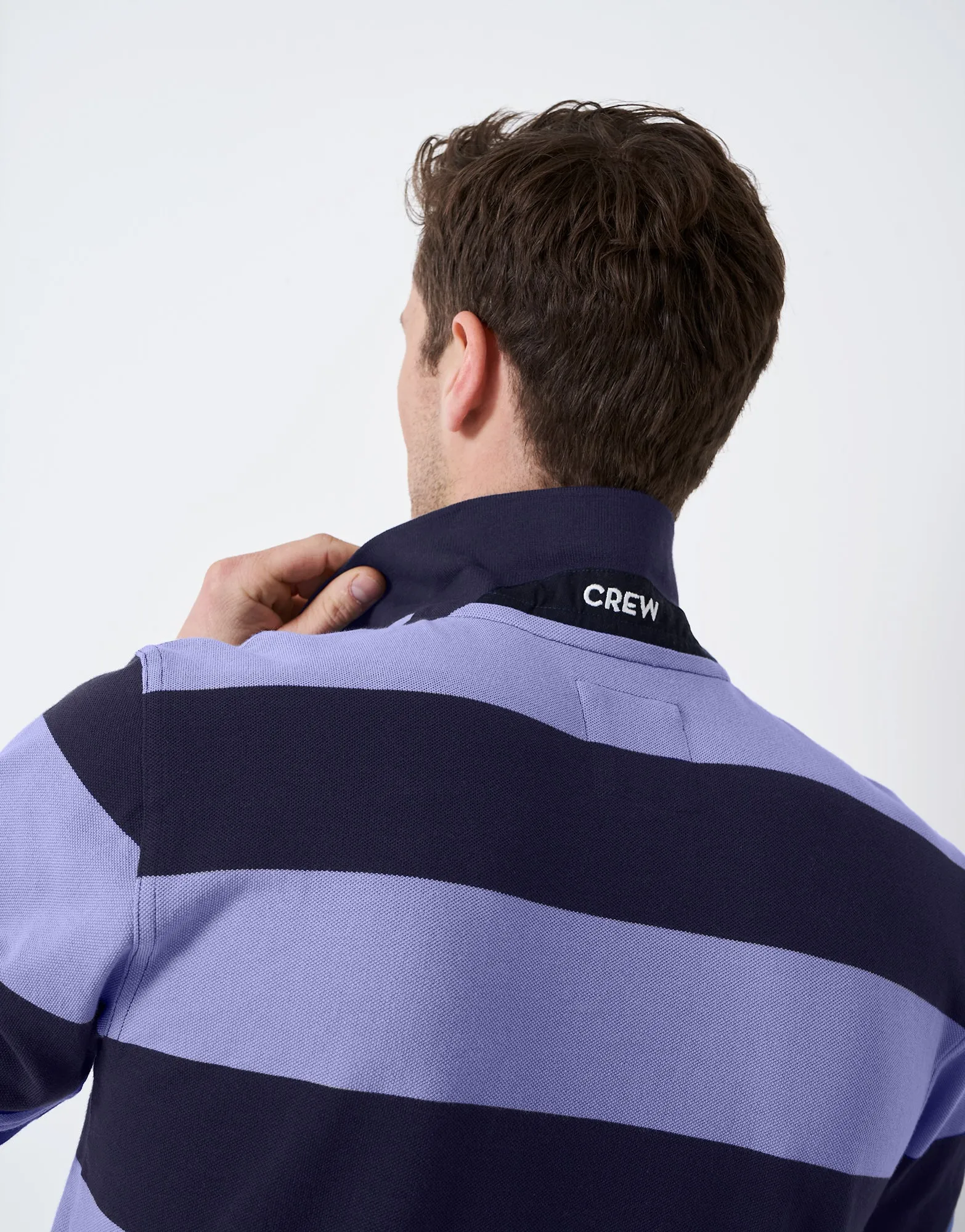 Crew Clothing Heritage Stripe Polo Shirt