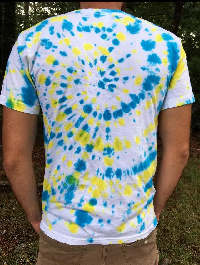 Cubular Organic Sacred Geometry Tye Dye Tee