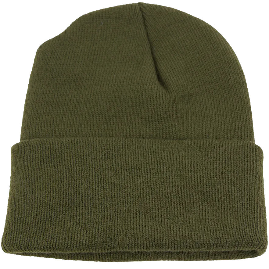 Cuff Beanie Olive Green