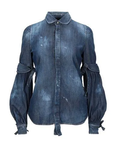 Dsquared2 Women Denim shirt Blue 6 UK