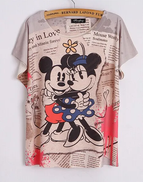 Fashion Women T Shirt Short Sleeve Eiffel Tower Print tshirts Women Tops T- Shirt Casual Patchwork Top Shirt Women
