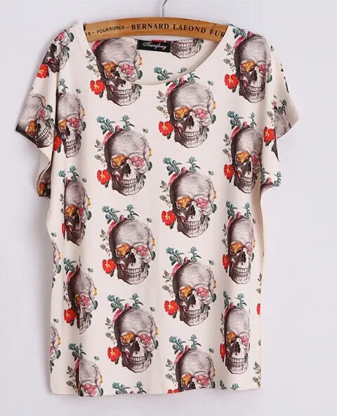 Fashion Women T Shirt Short Sleeve Eiffel Tower Print tshirts Women Tops T- Shirt Casual Patchwork Top Shirt Women