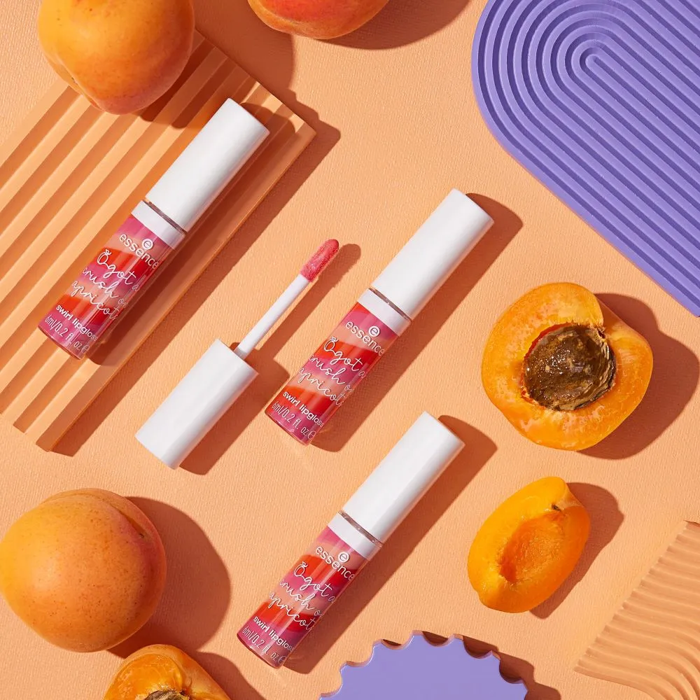 got a crush on apricots swirl lipgloss