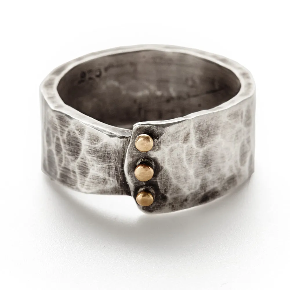 Hammered 14kt Gold Rivets