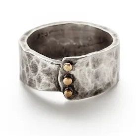Hammered 14kt Gold Rivets