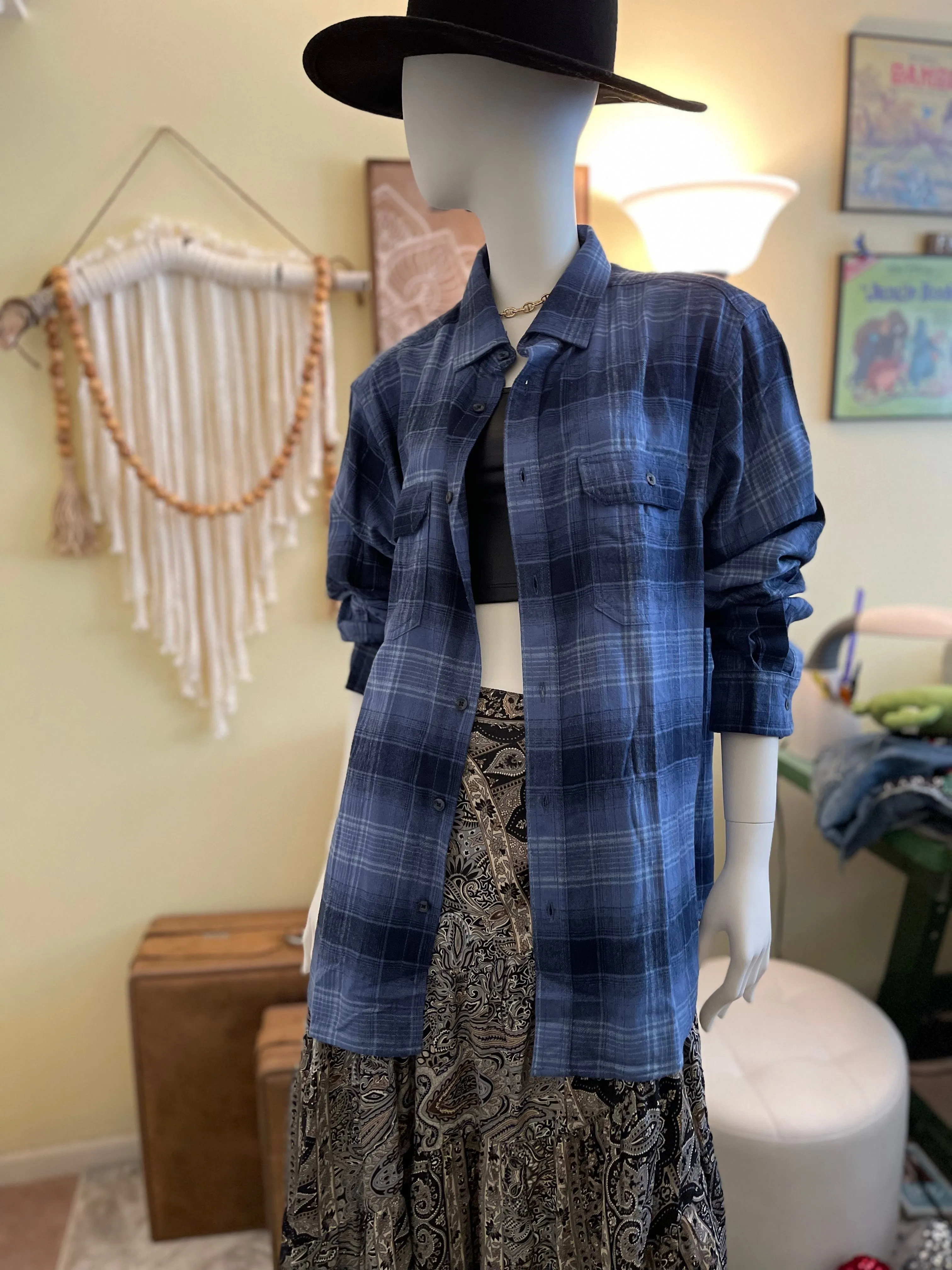 High Life Patched Flannel