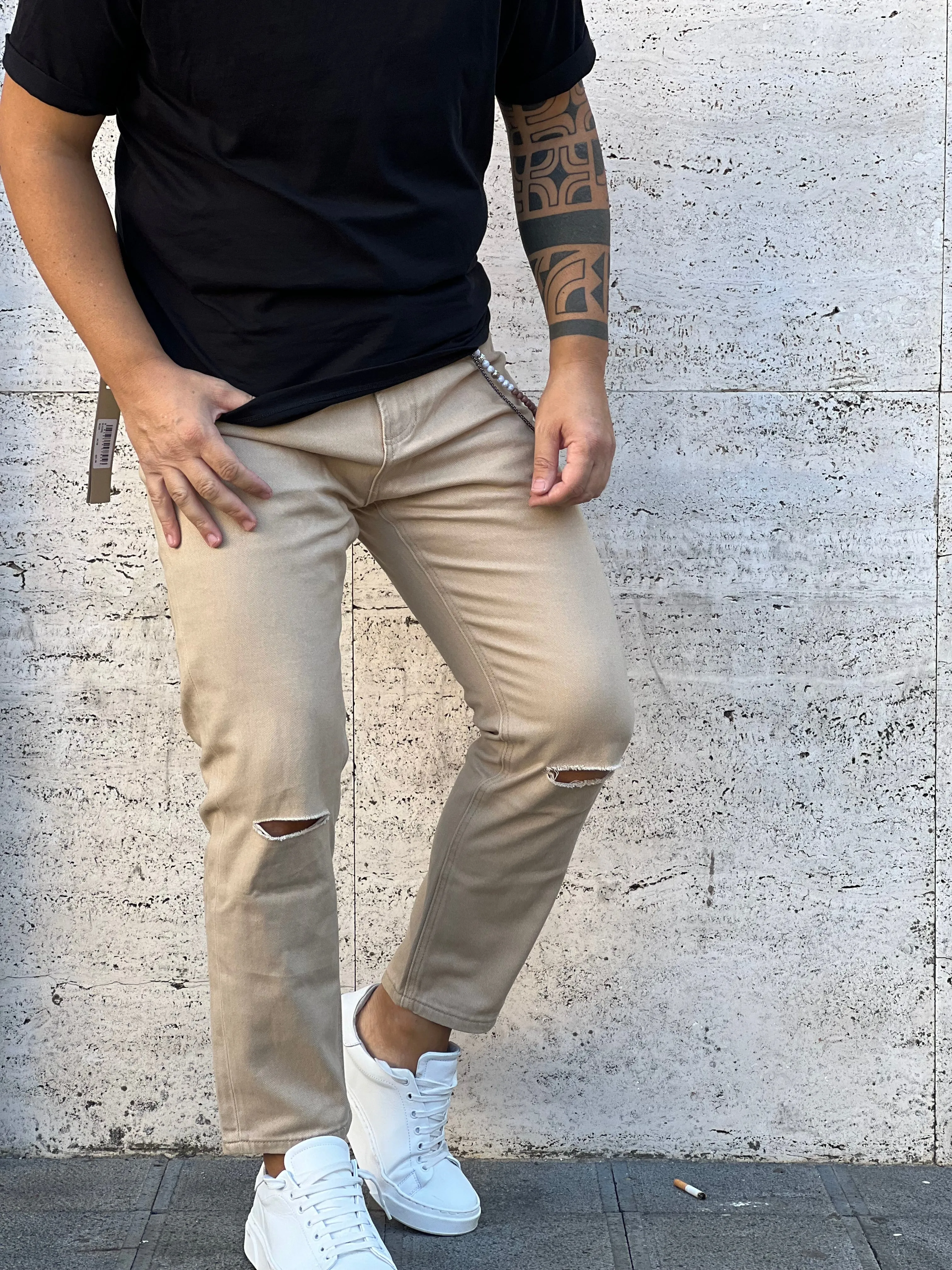 Jeans Gianni lupo Maiorca camel