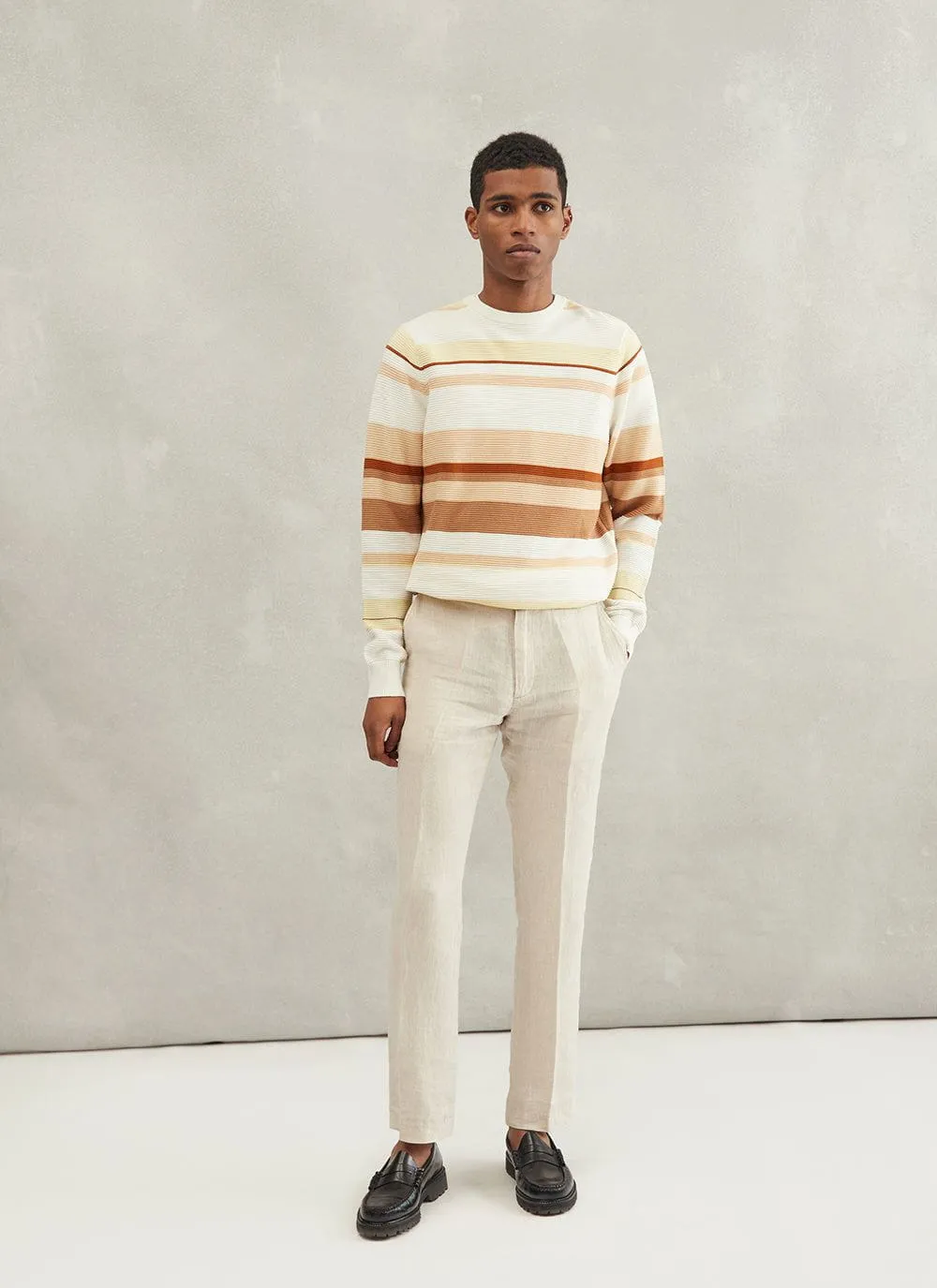 Linen Dress Trousers | Natural