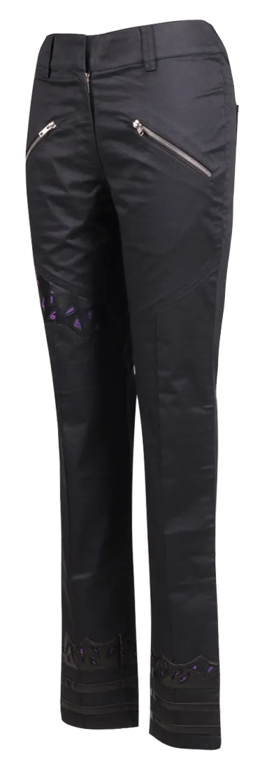 Loreto Black Gothic Straight Pants