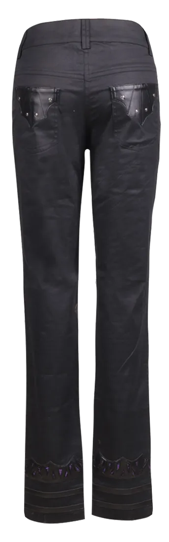 Loreto Black Gothic Straight Pants