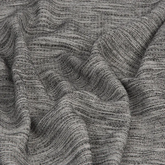 Mid-Weight Black / White Bouclé 1026