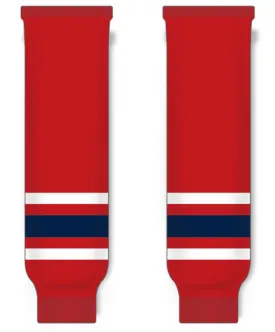 Modelline 2021 Columbus Blue Jackets Reverse Retro Red Knit Ice Hockey Socks