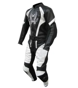 MOTORCYCLE SPIDER MAN LEATHER RACING SUIT