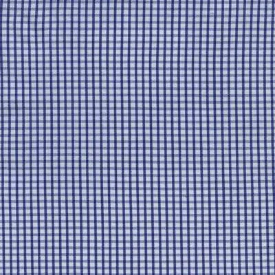 Navy Box Check Classic Custom Shirt 50bm50t 50/1*50/1 Sii0027