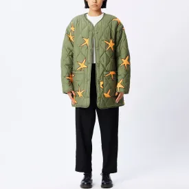 Obey Scribbly Stars Liner - Army Multi