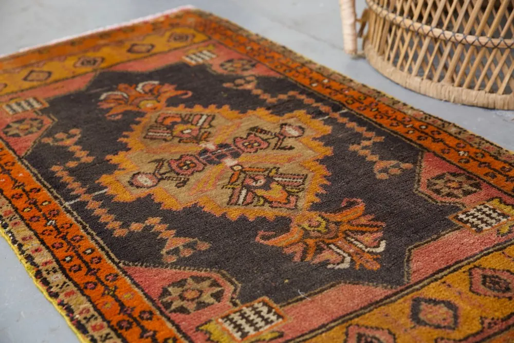 Old Mini Anatolian Rug 24"x44"