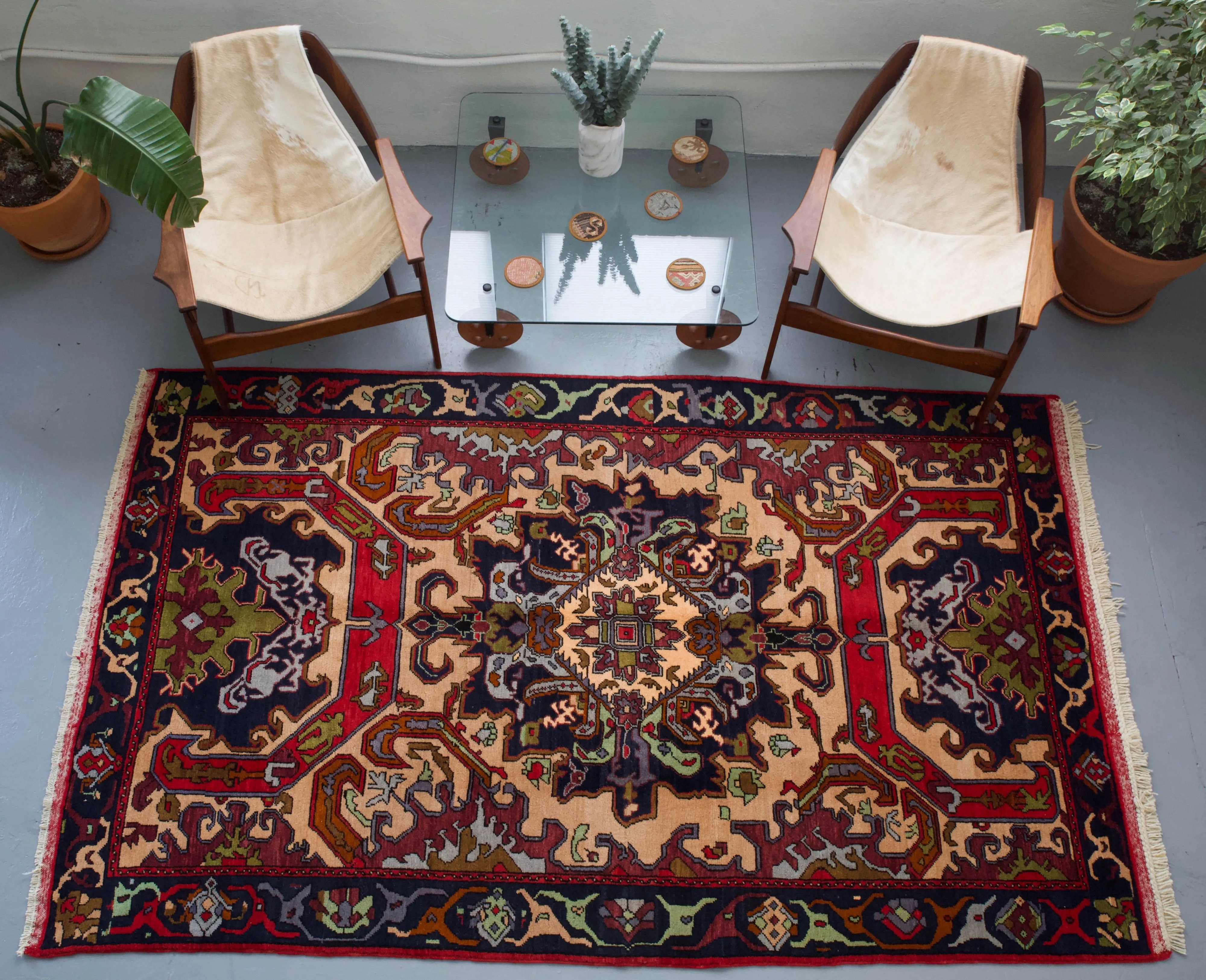 Old Turkish Konya Rug
