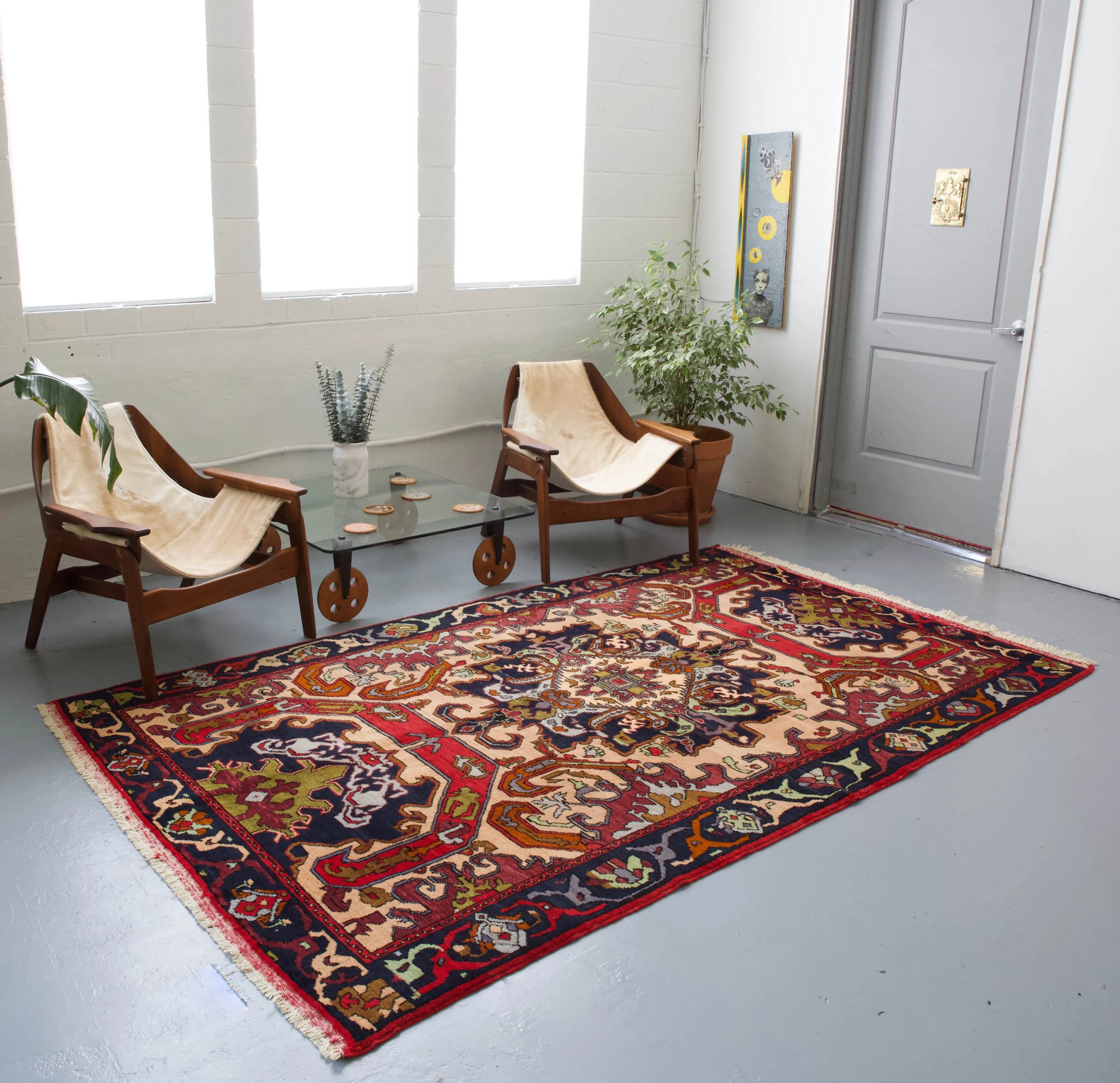 Old Turkish Konya Rug
