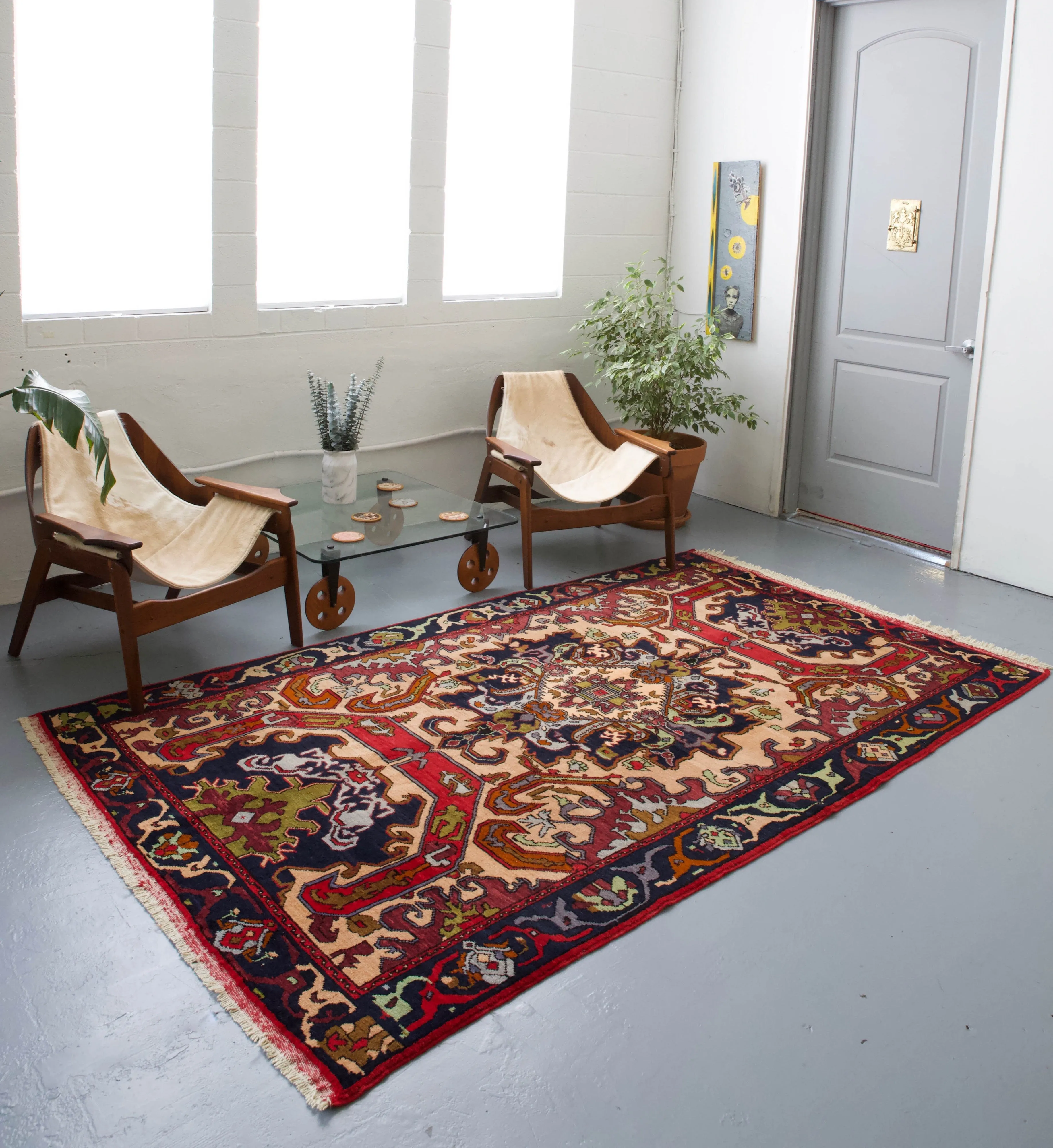 Old Turkish Konya Rug