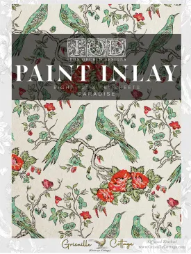 Paradise - 8 Sheet, 12x16 Pad IOD Paint Inlay™
