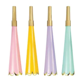 Pastel Party Horns (4 pack)