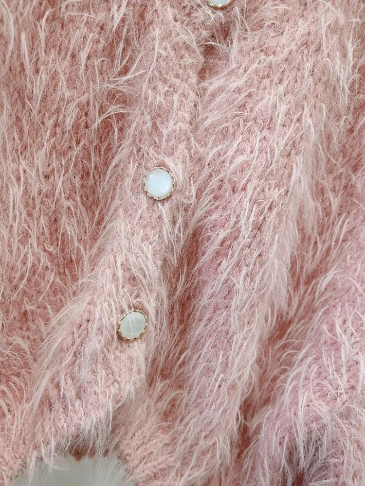 Pre Order:  Downy Warm Knitted Short Sweater