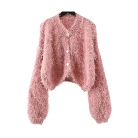 Pre Order:  Downy Warm Knitted Short Sweater